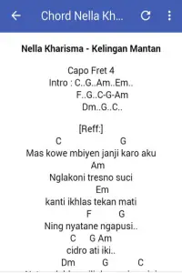 Lirik Dan Kunci Lagu Dangdut App لـ Android Download 9apps