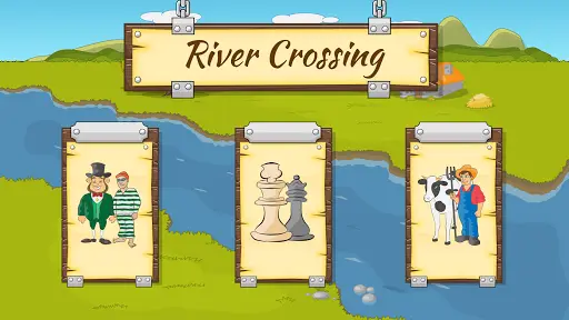river crossing iq logic puzzles  fun brain games app