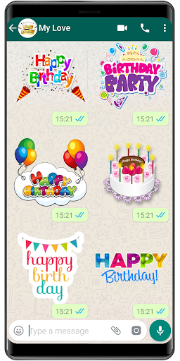 Telechargement De L Application Autocollant Anniversaire Wastickerapps 21 Gratuit 9apps