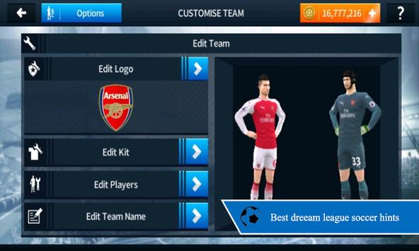 baju arsenal dream league soccer 2018
