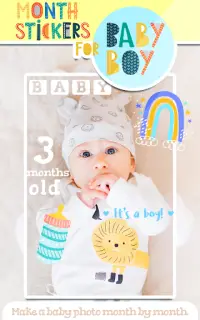 Telechargement De L Application Autocollants Mois Pour Bebe Garcon 21 Gratuit 9apps