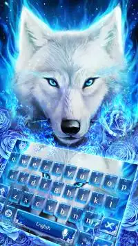 Blaues Feuer Wolf Tastatur Thema App Download 2021 Kostenlos 9apps