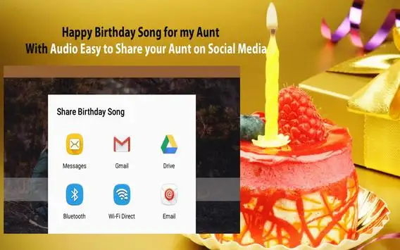 Telechargement De L Application Joyeux Anniversaire Chansons Pour Tante 21 Gratuit 9apps