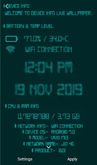 Descarga De La Aplicacion My Device Info Live Wallpaper 21 Gratis 9apps Descarga De La Aplicacion My Device Info Live Wallpaper 21 Gratis 9apps