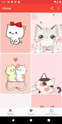 Kawaii Cat Cartoon Wallpaper Hd Apk Download 21 Free 9apps