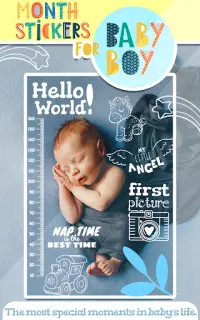 Telechargement De L Application Autocollants Mois Pour Bebe Garcon 21 Gratuit 9apps