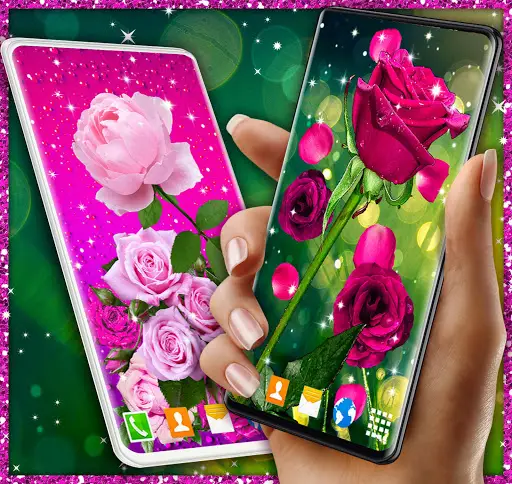 Pink Rose Live Wallpaper Parallax 4k Wallpapersアプリのダウンロード21 無料 9apps