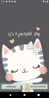 Kawaii Cat Cartoon Wallpaper Hd Apk Download 21 Free 9apps