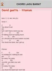 Chord Lagu Romantis Barat 9apps