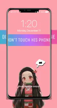 Don T Touch My Phone Wallpaper Lock Screen Anime ดาวน โหลดแอป 21 ฟร 9apps