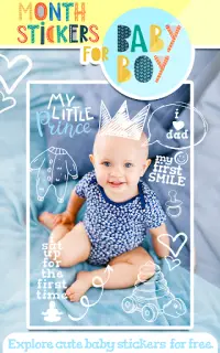 Telechargement De L Application Autocollants Mois Pour Bebe Garcon 21 Gratuit 9apps