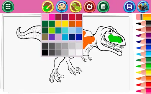 Dinosaur Coloring Book App لـ Android Download 9apps