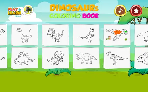 Dinosaur Coloring Book App لـ Android Download 9apps