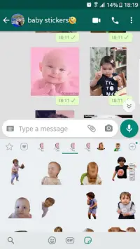 Descarga De La Aplicacion Pegatinas Animadas Bebes Divertido Para Whatsapp 21 Gratis 9apps